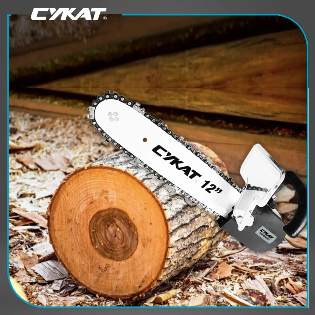 Adaptor Gergaji Rantai untuk Gerinda 4 Inci, Ubah Gerinda Tangan Jadi Chainsaw Mini 12 Inci 1