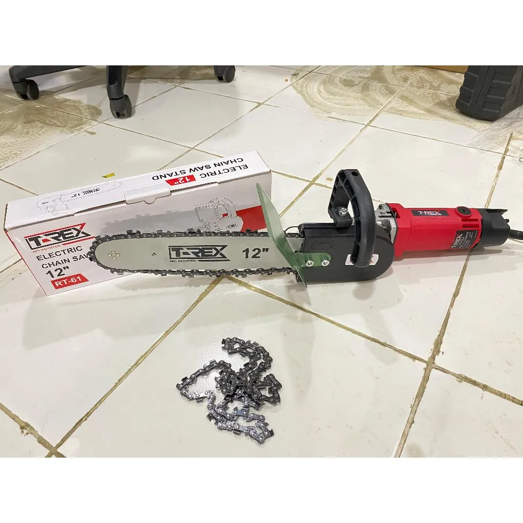 Adaptor Gergaji Rantai untuk Gerinda 4 Inci, Ubah Gerinda Tangan Jadi Chainsaw Mini 12 Inci 2