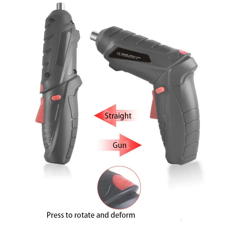 Bor Obeng Cordless Mini 4,8 V Set 49 Aksesori dalam Koper 4