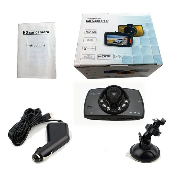 Kamera Dashcam Mobil G30 Full HD 1080P, Layar 2,7 Inci, Rekam Otomatis Saat Mesin Nyala 4