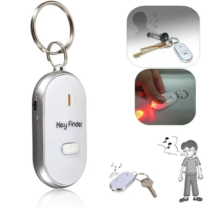 Key Finder Gantungan Kunci Siul: Bersiul, Kunci Berbunyi dan Menyala 6
